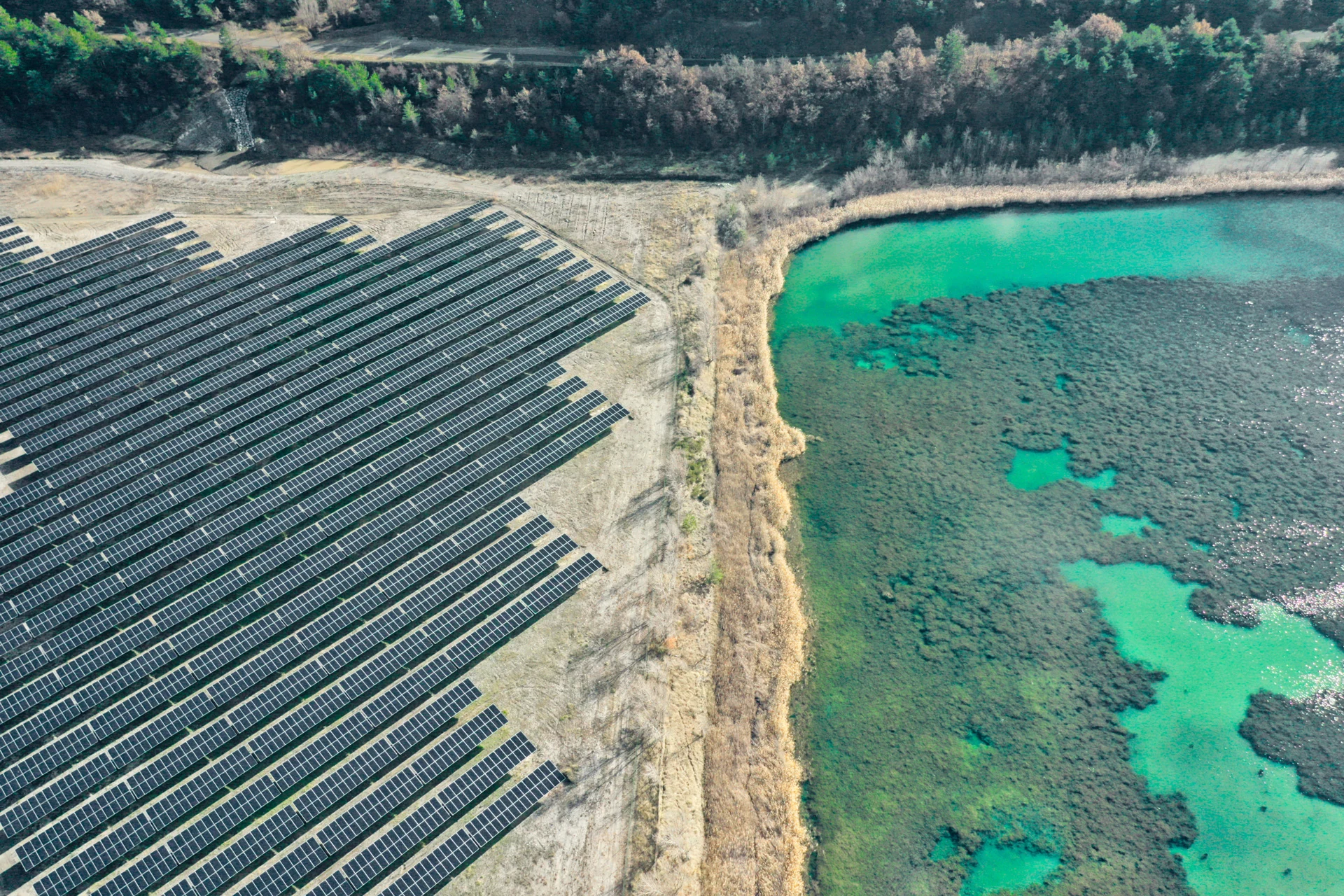 Illustration : centrale solaire Akuo de Curbans